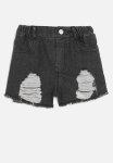 PoP Candy Frayed Denim Shorts - Black
