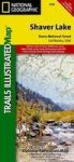 Shaver Lake sierra National Forest - Trails Illustrated Other Rec. Areas Sheet Map Folded