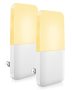 Maz-tek Plug In Night Light Warm White LED Nightlights With Smart Dusk To Dawn Sensor For Kids Nursery Ideal For Bedroom Bathroom Hallway Stairs