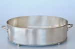 Pewter Low Oval Planter 14X50X30CM