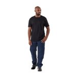 T-Shirt Round Neck Black 3XL