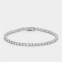 Sterling Silver Cubic Zirconia Tennis Bracelet