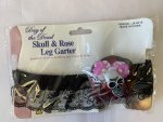 Of The Dead Skull And Rose Garter