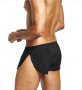 Jockmail Open Cut Cotton Boxer Black