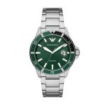 Emporio Armani Diver Three-hand Stainless Steel Men's Watch AR11338