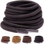 2 Pairs Round Boot Laces Heavy Duty And Durable Shoelaces For Boots Work Boots Hiking Shoes