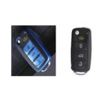 Key Cover Vw Design 1 Flip Blue Nxn
