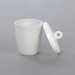 Porcelain Crucible Tall Form With Lid