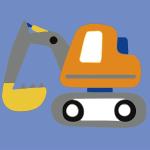 Kids Painting By Numbers - Digger Deluxe