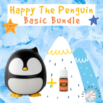 Happy The Penguin Diffuser Cool Mist Humidifier White Noise Mashine Night Light