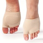 Metatarsal Pads - Soft Fabric Socks With Gel Inserts Breathable Foot Support For Men & Women