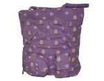 Fino Stylish Canvas Bunny Print Childrens Travel Bag - Purple