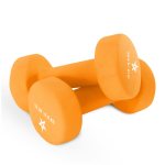 Neoprene Coated Dumbbell Hand Weight Sets Of 2 - Multiple Weight Options With 15 Colors Anti-roll Anti-slip Hexagon Shape