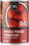 M Whole Peeled Tomatoes Vegetables