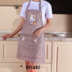 1PC Cooking Apron Multi-functional Cute Apron With Pocket Adjustable Oil And Dirt Resistant Apron Suitable For Chefs Outdoor Gar