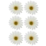 Beaupretty Sunflower Hair Clip 3-PACK Daisy Flower Hair Barrettes Beach Accessories For Women Girls Summer Hairpin Headpiece 3.1