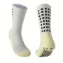 1PAIR New Anti-skid Silicone Football Socks Breathable Sweat-absorbent Mid-calf Socks For Men And Women