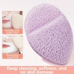 Face Wash Puff Glove Hairpin Cute Konjac Puff Face Wash Artifact Face Wash Face Wipe Sponge Makeup Remover Cleaning Puff
