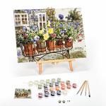 Ledgebay Diy Paint By Numbers Kit For Adults Framed Canvas Beginner To Advanced Paint By Numbers Kit Kits Include Acrylic Paint