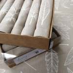Napkin Set - Chalk Leaves
