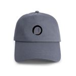 Cafepress Enso Open Circle With Artist Calligraphy Cap Unique Adjustable Baseball Hat Gray
