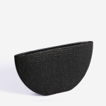 Half Moon Hessian Vase Medium - Black