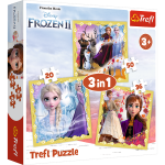 Puzzles 3 In 1 Disney Frozen 2