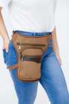 Forever Canvas Cross Body Luxury Travel Sling Leg Bag