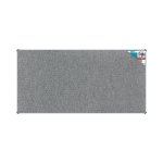 Bulletin Board Ribbed Aluminium Frame 2400X1200MM - Laurel