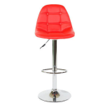 Adjustable Bucket Seat Bar Stool - White
