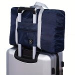 Lightweight Travel Storage Bag With Zipper Closure - Foldable Multi-functional Portable Aircraft Duffel For Daily Commute Should