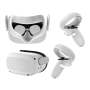 VR Glasses Lens Shell Handle Protective Case For Oculus Quest 2 White