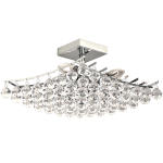 Polished Chrome With Acrylic Crystals