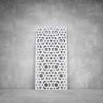 Laser Cut Screen - Design 113 - 1040 X 535 X 20 White Indoor