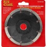 Tork Craft Diamond Blade Cymbal Shape 125 22.22MM