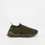 Urbanart Buzz 5 Knit Sneaker - Olive Kids - Olive 1