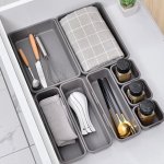 8 PC Interlocking Drawer Organizer