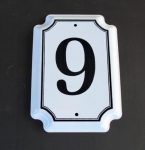 9 Enamel Plaque – 16X11CM