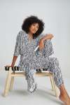 Santorini Dress - Zebra - M-l