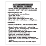 Arc Welding S.w.p Sign