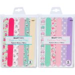 Beauty Topic Fashion Nail Files 6 PACK