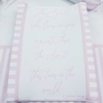 Pink Striped Change Mat