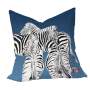 Zebra On Blue Luxury Scatter By Fifo Large