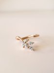 Wisteria Diamonds Ring - XL UK Ring Size R+ To Z White Gold 18K Gold