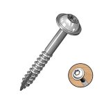 1.25" Pocket Screws Washer-head Coarse T20 - 1000PCS 5212