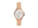 Fossil Izzy Rose Gold Round Stainless Steel Woman's Watch ES4888