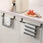 Elegant Stainless Steel Towel Bar: A Stylish And Space-saving Solution For Bathroom And Kitchen Towel Storage