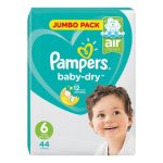 Pampers Baby Dry - Size 6 Jumbo Pack - 44 Nappies