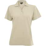 Ladies Melrose Heavyweight Golf Shirt Stone