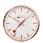 Wall Clock Copper Tone 25CM